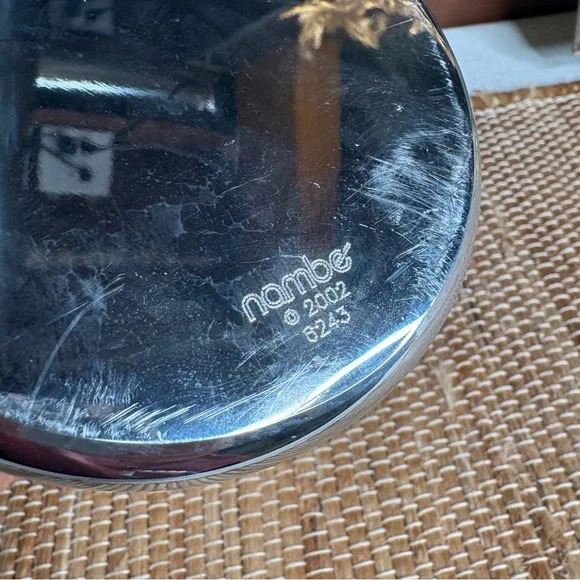 Vintage 2002 Nambe Tilt Wine Chiller 6243 Silver Alloy 7" x 4.5" - Picture 6 of 10